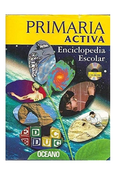 Primaria Activa: Enciclopedia Escolar. 4 TOMOS (OBRA COMPLETA) INCLUYE CD ROM